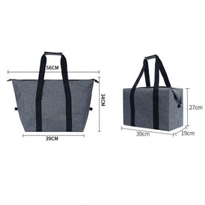 Sac isotherme à fermeture éclair de grande capacité avec logo personnalisé et poche avant pour événements d'entreprise - Product Image 4