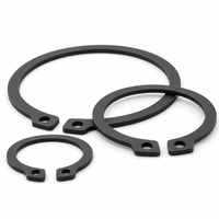 Custom Carbon Steel Self Lock Oval Washers Black Oxide DIN471 External Spiral Circlips Shaft Retaining Rings Snap Ring