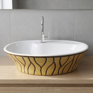 Lavabo rectangulaire à poser sur plan de travail, lavabo ovale à poser sur plan de travail, évier de salle de bain, lavabo sous plan de travail, articles sanitaires - Product Image 5