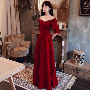 tea length green bridesmaid dresses Laura Lee Swing Dress in Burgundy Red – Vintage Diva