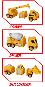 <span class=keywords><strong>Jouet</strong></span> de construction magnétique intelligent pour enfants, 5 en 1, voiture transformable en robot - Product Image 4