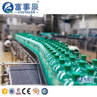 Machine de remplissage et d'embouteillage entièrement automatique pour petites bouteilles en plastique PET de boissons aromatisées, d'eau vitaminée et de boissons aromatisées