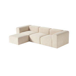 Sofà nordico tessuto di raffreddamento per piccoli salotti disposizione diritta Royal angolo divano combinazione per appartamenti ville - Product Image 3