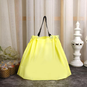 50ピース/パックEVA巾着袋洋服店ショッピングバッグ女性無地プラスチック包装袋 - Product Image 6