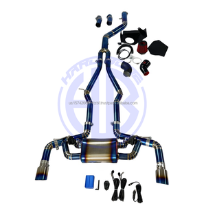 Embouts d'échappement en alliage de performance en titane bleuâtre populaire de haute qualité Variable de moteur de soupape pour TOYOTA SUPRA A90 3.0T - Product Image 1