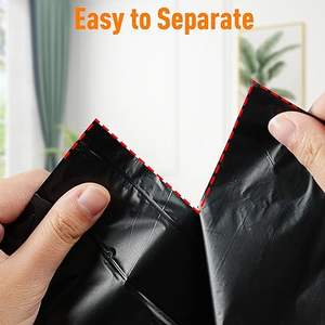 Huamaohengchun - Bolsas de Basura Multiusos Resistentes a Desgarros, Inodoras y Negras (Paquete de 100, 50x60cm) - Product Image 5