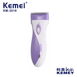 Épilateur électrique Kemei KM-3018 violet, rasoir corporel, 7200 tr/min, rechargeable par USB, rasoir pour le corps entier pour femmes - Product Image 5