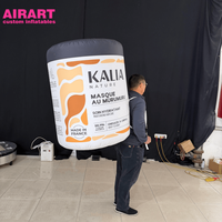 Costume gonflable en forme de canette pour promotions en magasin, costume publicitaire gonflable personnalisé en forme de bouteille pour défilés