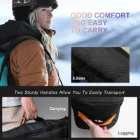 Housse de snowboard imperméable, légère, antivol, pour le ski en plein air, sac de transport portable en polyester pour snowboard
