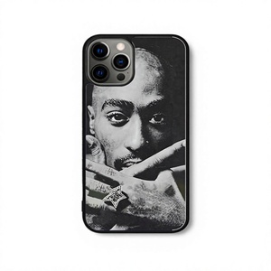 Funda Protectora para Teléfono de 2Pac Tupac Shakur, Estilo Hip Hop, TPU+PC, Antigolpes, Antihuellas, para iPhone - Product Image 2