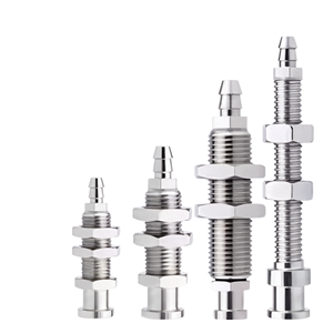 Adaptador de ventosa de aleación de aluminio con vástago para cabezales grandes y pequeños, para brazo robótico mecánico y automatización de vacío - Product Image 1