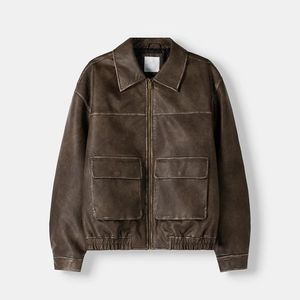 <span class=keywords><strong>Giacca</strong></span> Invernale Anorak Personalizzata in <span class=keywords><strong>Pelle</strong></span> Pesante con Ricami per Uomo, Motivo Auto da Corsa e Moto per Sport Invernali - Product Image 2