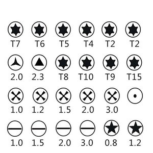 Jeu de tournevis multifonctionnel Xinpeng 25 en 1 pour la réparation de téléphones et d'ordinateurs portables avec embouts en acier au chrome-vanadium - Product Image 4