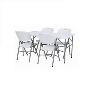 Mesas Plegables Rectángulo barato de alta calidad plegable Banquete Rectangular Fiesta Evento Jardín Camping Picnic Mesa plegable para la venta - Product Image 3
