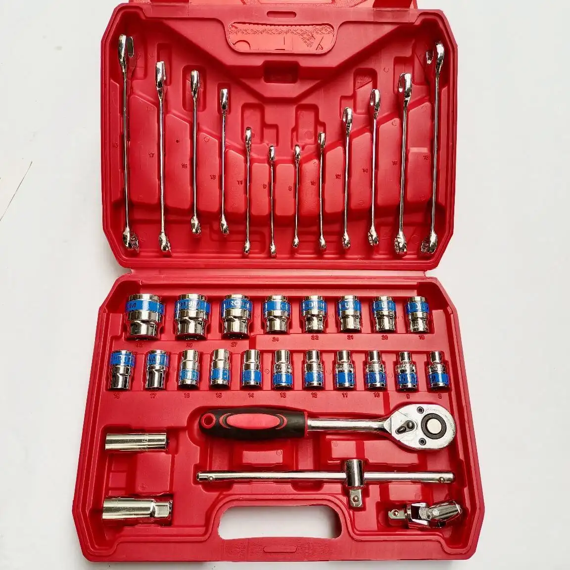Sleeve set socket wrench spark plug tool set for auto repair tool kit professional box power tools set box