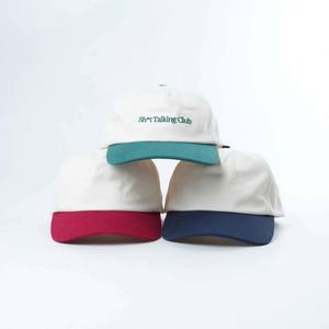 Gorra de Béisbol de 5 Paneles con Logotipo Personalizado, Gorra de Estilo Vintage de Dos Tonos en Contraste con Bordado, Gorra de Papá de Algodón Premium, Gorra Snapback de Moda Urbana - Product Image 1