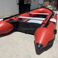 Hochwertige 4,2m 4,7m 5,3m Aufblasbare Rettungsboote (IRBs) Gummi-PVC-Boote mit Außenbordmotor für den Einsatz im Surf-Rettungseinsatz