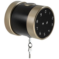 Serrure de porte intelligente à empreinte digitale, application Tuya, SDK, carte mémoire cloud, alliage d'aluminium, entrée sans clé, bouton intelligent pour appartements/bureaux