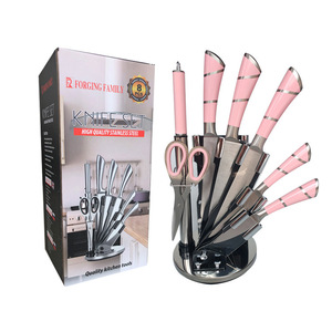 Stainless Steel Knife Set 7 Piece Hollow Handle Chef Knives Kitchen Tools - Product Image 5