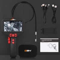 Caméra d'inspection semi-rigide 3m pour conduit de climatisation, écran IPS 5 pouces, 8 LED, 8,5 mm, 720P/1080P, compatible Android, garantie 1 an
