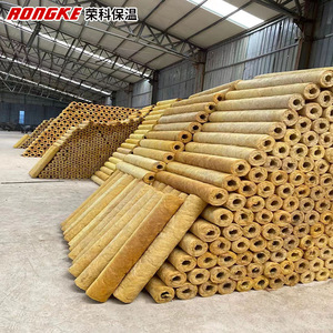 Rongke Glass <b>Wool</b> Pipe Insulation 200kPa Compressive Strength For Industrial <b>Thermal</b> Applications - Product Image 1