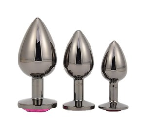 Gran oferta, juguete sexual de uso Popular, tapón Anal de aleación de aluminio, Color de pistola, juego de productos personaliza - Product Image 1