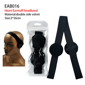 Logotipo de impresión personalizado orejera encaje Frontal elástico encaje peluca fusión cabeza banda sin dolor derretir encaje diadema - Product Image 4