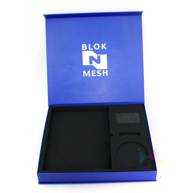 Modern Design Paper Box Speaker and Packaging Paper Box Pantone Custom With Black EVA Paper Box With A Lid