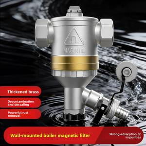 Filtre de chaudière murale manuel en cuivre de précision, filtration 100 microns pour usage domestique, qualité d'<span class=keywords><strong>eau</strong></span> ultra-purifiée - Product Image 2