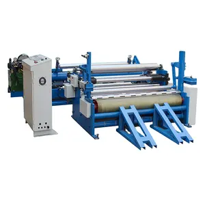 Kraft papel cortadora rebobinadora para esquina Bordo y tubo de fabricación de papel