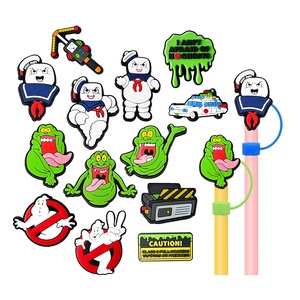 Venta al por Mayor de Adornos de Silicona de 10 mm con Personajes de los <span class=keywords><strong>Cazafantasmas</strong></span> para Pajitas de Bebidas, para Botellas de Agua - Product Image 2