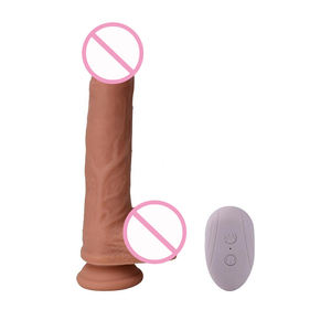 Vibratore Dildo Impermeabile Ricaricabile USB con Telecomando Wireless, Aiuto per l'Erezione con 10 Velocità di Vibrazione - Product Image 1