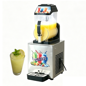 Commercial 110V 220V <b>Slushie</b> <b>Machine</b> New Large Capacity 3*12L Double Tanks Frozen Drinks Ice Beverage Dispenser - Product Image 5