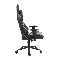 Chaise de bureau pivotante moderne en cuir PU de luxe de haute qualité avec inclinaison à 180 degrés et réglage de la hauteur