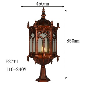 Bán Đèn Trụ Cổng Hoặc Đèn Chống Mưa Truyền Thống Châu Âu Kích Thước Cực Lớn - Product Image 2