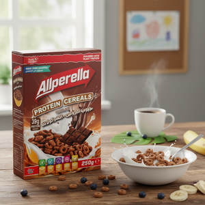 Snack Saludable a Base de Plantas Allperella, Gofres de Garbanzos Ricos en Proteínas, Listos para Comer, Aptos para Niños, en Caja - Product Image 3