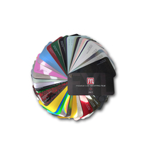 Nouvel échantillon de livret de vinyle pour voiture de haute qualité, avec doublure arrière en PET et film TPU pour changement de couleur de voiture