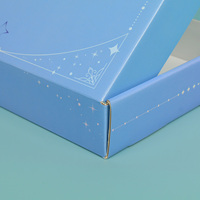 Boîte d'emballage en carton ondulé personnalisée de luxe avec logo, matériaux recyclés, doublure en éponge, fermeture magnétique - Boîte d'expédition imprimée personnalisée