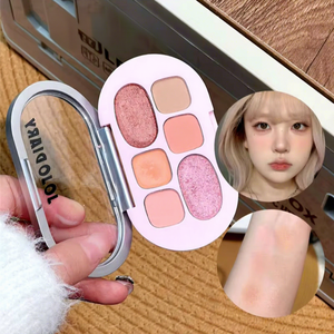 พาเลทอายแชโดว์ 6 สี <span class=keywords><strong>JOJO</strong></span> DIARY เนื้อมุกและแมท กันน้ำ ติดทนนาน แต่งหน้าเบาๆ พิเศษ - Product Image 1