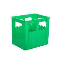 Boîtes à bière en plastique empilable, 12 bouteilles, meuble pour boissons alcoolisées, plastique