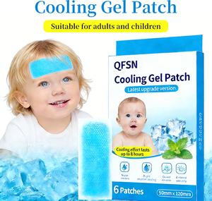 Cerotto in Gel Rinfrescante Personalizzato QFSN Certificato ISO con 2 Anni di Durata per Alleviare Febbre e Mal di Testa - Product Image 2