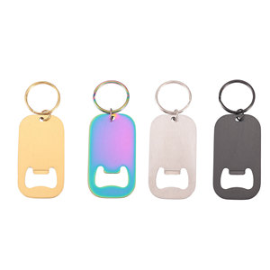 420 thép không gỉ bia mở chai soda uống mở Keychain Thiết kế xách tay mở chai - Product Image 1