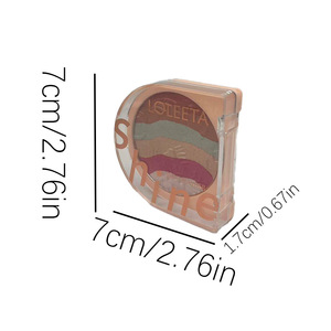 <span class=keywords><strong>Palette</strong></span> de fards à paupières exclusifs <span class=keywords><strong>Europe</strong></span> et Amérique : Galaxie Éclatante, 6 Couleurs Nacrées, Mat et Pailleté Fin, Alternative au Contouring - Product Image 5