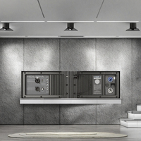 FUNINC 20A Deux enceintes de scène actives à deux voies de 10 pouces pour l'extérieur, système audio professionnel pour DJ, diaphragme en alliage de titane