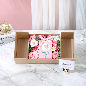 Coffret Cadeau Rose Éternelle Savon en Forme de Fleur – Idéal Fête des Enseignants, Demoiselle d'honneur, Anniversaire, Cadeau Pratique pour Enseignante - Product Image 2