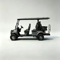 Buggy électrique haute performance 6 places alimenté au lithium, vente en gros directe d'usine pour clubs de golf et propriétés privées