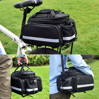 Sacoche de vélo arrière compacte et rapide, personnalisable avec logo, étanche, pour porte-bagages arrière de VTT, prix abordable