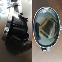 Lunettes de pêcheur de masque de plongée en verre trempé rond à lentille unique haute définition pour la natation de plongée et les lunettes de pêche