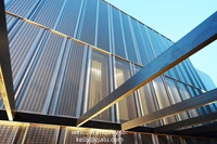 Panneau de façade en aluminium ondulé ignifuge, anticorrosion et écologique pour l'extérieur des bâtiments - Prix