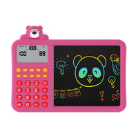 Tablet Tulis Tangan 2-in-1 Isi Ulang untuk Anak Usia 0-6 Tahun, Pelatih Matematika Mental Kartun Pintar untuk Siswa Sekolah Dasar